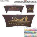 Tradeshow Factory Sublimated Stretch Curved Fit Table Cover Throw for 6ft Table 3-Sided Open Back 146ECA050981D2356374EA8951DBADD3