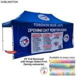 Tradeshow Factory Sublimated 20ft Tent Back Wall Single-Sided for 10x20 Tent Kit — Ships 48hr Canada 18719620B6BAC373B7D2A5EA21FF6AF3