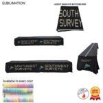 Tradeshow Factory 16ftLazerCut 4-Sided Sublimated Table Cover Drape Style Closed Back on 2 X 8ft Tables Combined 213660C10E8FF111C29486A251AD1F70