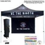 Tradeshow Factory 24-Hour Express-Tent Backwall Package 10ftSublimated Tent Kit and Full Single-Sided Backwall — Ships 24hr Canada 23C0469034850F2249BC44364CB28EDE