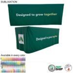 Tradeshow Factory Sublimated PREMIUM Box Style Fitted Table Cover for 6ftTable 4-Sided Closed Back — Ships 72hr Canada 2FAAE6723FE2C2BB8126CA71D39D2C13