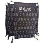 72hr Fast Ship 5ft Exhibitor 48hr Quick Ship 5ft Exhibitor Expanding 5ft Exhibitor Expanding Media Wall Display Kit 5ft Exhibitor Expanding Display Kit 5' Exhibitor Expanding Display Kit, Media Wall, Backdrop, with Full Color Graphics