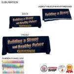 Tradeshow Factory 6ftLazerCut 4-Sided Sublimated Table Cover Drape Style Closed Back — Ships 24hr Canada 736F02CDCCC6F985B78B0E2EC9D96E71