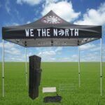 Tradeshow Factory 48-Hr Quick 10ftPremium Sublimated Tent Kit Frame Canopy Case + Grass Stake Kit — Ships 48hr Canada 824441AEA144941923EFC42C1107A454