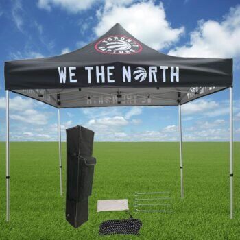 Premium Sublimated Tent Kit, Premium Sublimated Tent Kit, 24 Hr Express Ship - 10' Premium Sublimated Tent Kit, Includes Frame, Canopy, Case, Grass Stake Kit