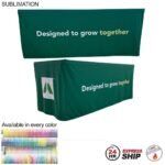 Tradeshow Factory Sublimated Table Cover PREMIUM Box Style Fitted for 6ftTable 4-Sided — Ships 24hr Canada 9B74D7015D03679538F4B1CF262A07F9