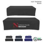 72 Hour Fast Ship - Polycotton Twill Table Cloth Throw for 8' Table, Drape style, 4 sided, Closed Back