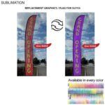 Tradeshow Factory Replacement Flag Panel for 19ft X-large Feather Flag Kit Full-Colour One-side C4F5F38FBF307D1EF799F7FC02660CE4