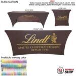 Tradeshow Factory 24-Hour Express Sublimated Stretch Curved Fit Table Cover Throw for 6ftTable 3-Sided Open Back — Ships 24hr Canada DDD51BA9C9F961A0ADBD98D46AD54642