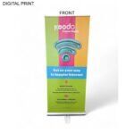 Premium Pull Up Retractable Banner w/ Double sided Graphics, (33.5x79), Standard base