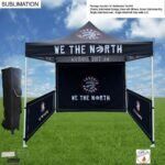 Tradeshow Factory Full Tent Package 10ftSublimated Tent Kit Single-Sided Backwall and 2 Half Sidewalls F61F39B15C020015A5638A489135B5B8