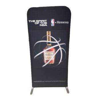 2'W x 78"H EuroFit Tension Fabric Banner Display Kit, Graphics Double Sided