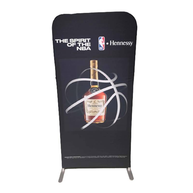 2'W x 78"H EuroFit Tension Fabric Banner Display Kit, Graphics Double Sided