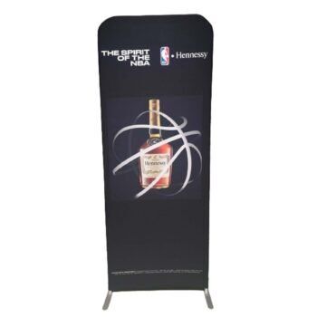 72 Hour Fast Ship 3'W x 96"H EuroFit Tension Fabric Banner Display Kit, Graphics Double Sided