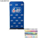 Tradeshow Factory 4ft W X 90in H EuroFit Tension Fabric Banner with Steel Base Graphics Double-Sided — Ships 24hr Canada SU737