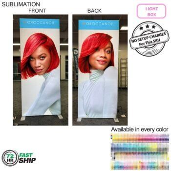 72Hr Fast Ship - Backlit LED Light Box SEG Floor Display Banner Kit