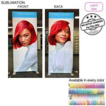 Backlit LED Light Box SEG Floor Display Banner Kit