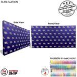 Tradeshow Factory 24H Express -15ftStraight Wall Full Height Tension Fabric Pop-up Display Kit with Wrap End Caps — Ships 24hr Canada 24H Express Ship 15 Straight Wall Full Height Tension Fabric Pop Up Display Kit With Wrap End Caps