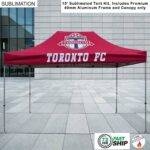 Tradeshow Factory 15ft Premium Sublimated Tent Kit Premium 40mm Aluminium Frame + Canopy Only — Ships 72hr Canada 43D6DD56220DBB5B810BD23AE839343B