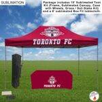 Tradeshow Factory Event Package 15ft Premium Sublimated Tent Kit and 6ft Sublimated Box Fit Table Cover Best Seller B8DCF49EDFD458D2879CE91AE702343C