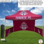 Tradeshow Factory Full Tent Package 15ft Sublimated Tent Kit 15ft backwall and 2 Single-Sided Half Sidewalls Full Tent Package, 15′ Sublimated Tent kit, 15′ backwall and 2 Single sided half sidewalls