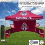 Tradeshow Factory 15ft Sublimated Tent 15ft Double-Sided Backwall and 2 Double-Sided Half Sidewalls — Ships 48hr Canada E2BC2F3264B183EE3B9BD8C4DBBBF726